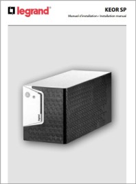 Руководство пользователя ИБП KEOR SP Legrand